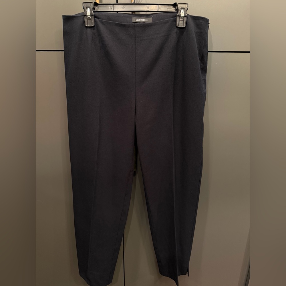 Lafayette 148 New York Black Tailored Ankle Pants – Size 12